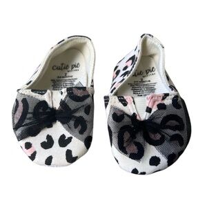 Cutie Pie Pink Leopard Bow Shoes | 2 (infant)